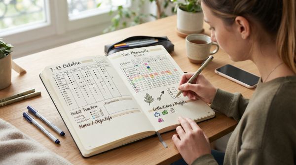 5 façons dont un bullet journal révolutionne votre organisation